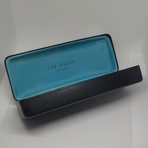 TED BAKER LONDON Hard Clam Shell Hinged Eyeglasses/Sunglasses Case, Case Only